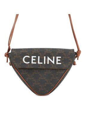 Celine Shoulder Bag Triomphe Mini Triangle Pochette